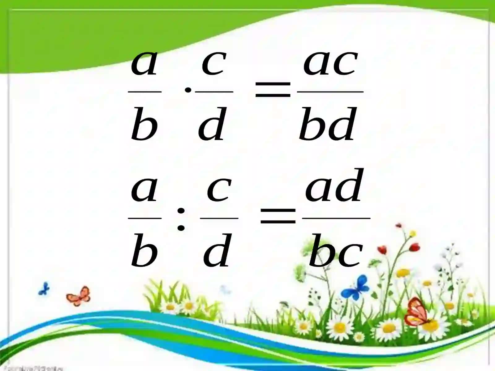 7-sinf Algebra fanidan Algebraik kasrlarni ko'paytirish va bo'lish dars ishlanma 2
