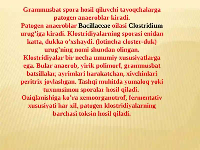 Gazligangrena qoʼzg'atuvchilari tashxisi 2
