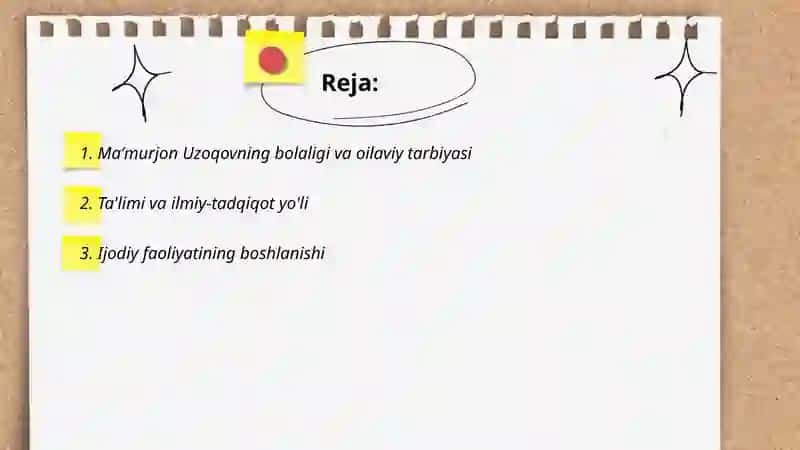 Maʼmurjon Uzoqov hayoti va ijodi 2