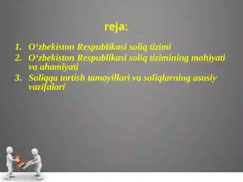 O'zbekiston Respublikasi soliqtizimi 2