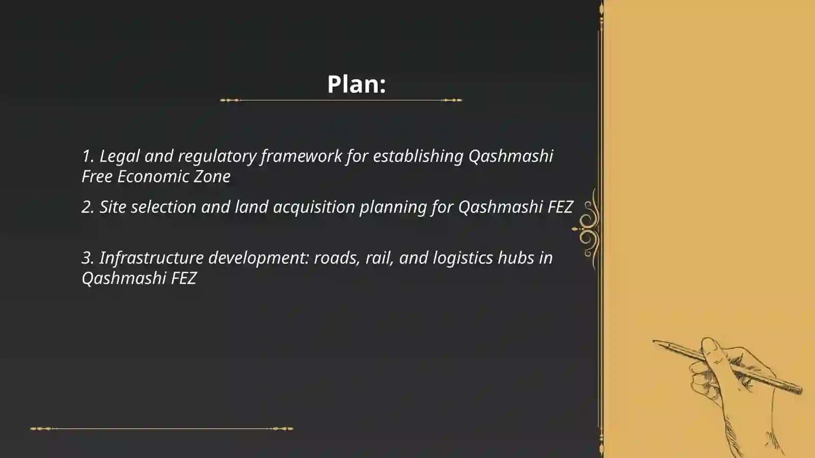 Qashmashi FREE ECONOMIC ZONE YARATISH 2