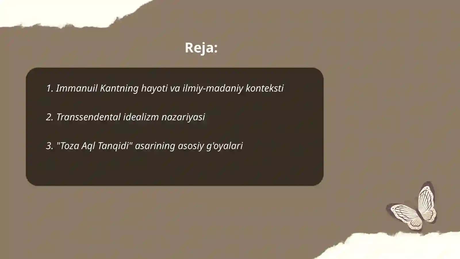 Immanuil Kantning falsafasi 2