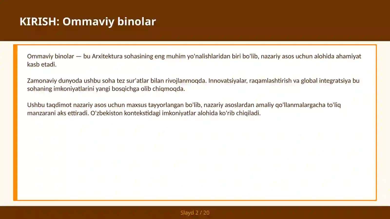 Ommaviy binolar 2