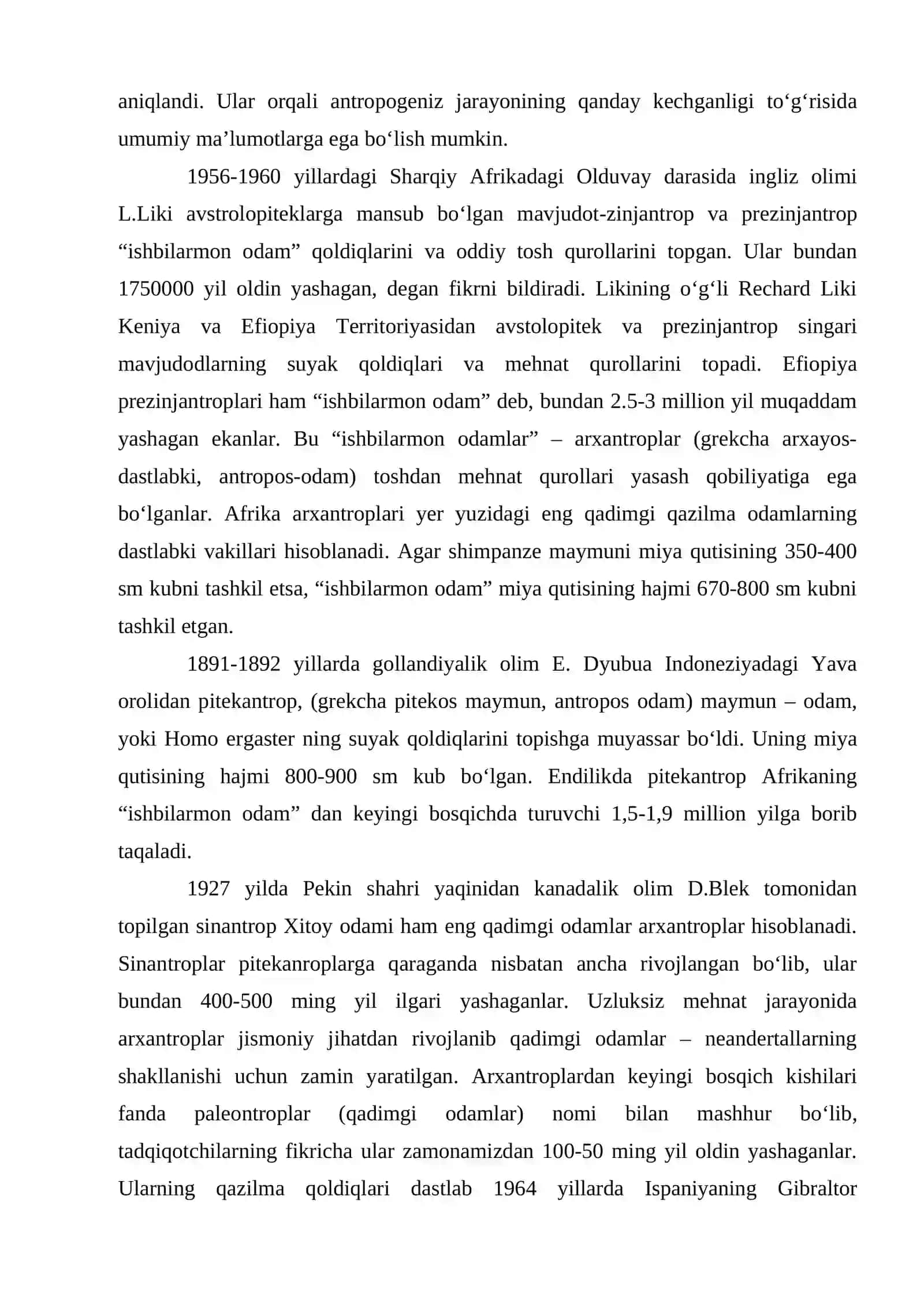 Etnografik hamda antropologik ma'lumotlar 2