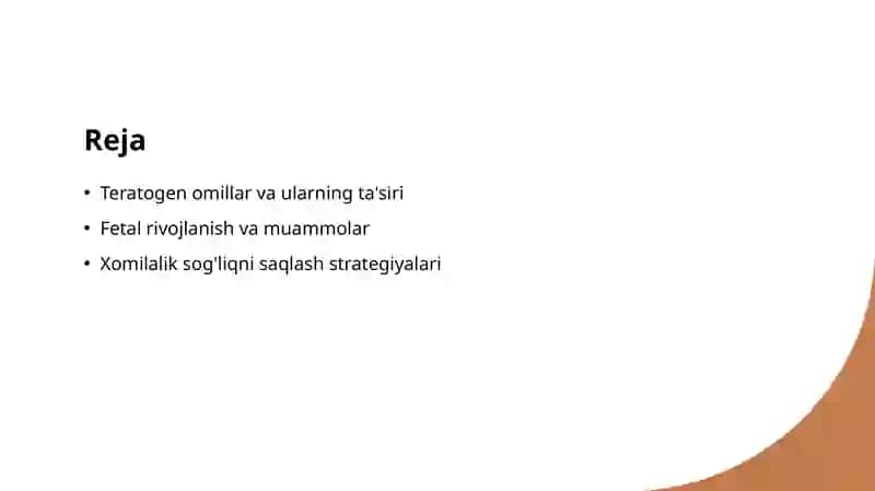 Xomilaga ta’sir etuvchi teratogen omillar 2