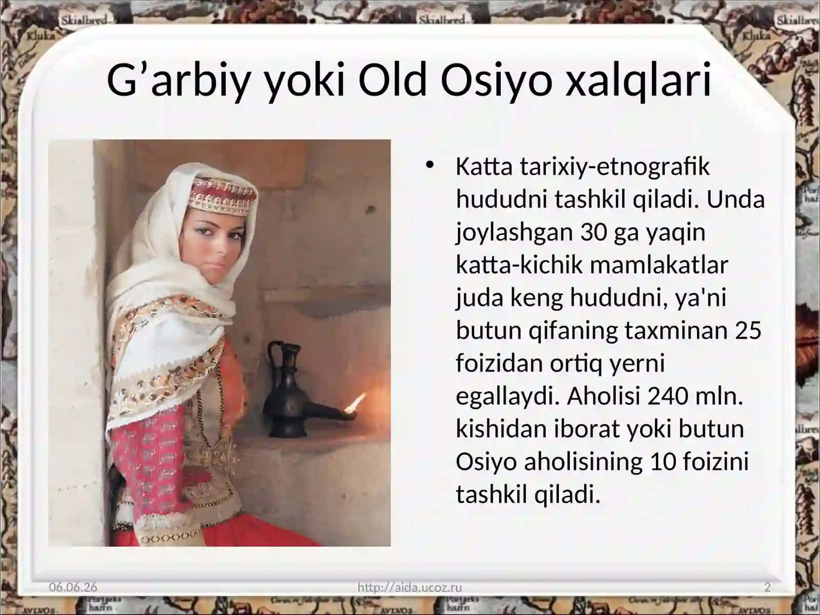 Dunyo etnografiyasi 2