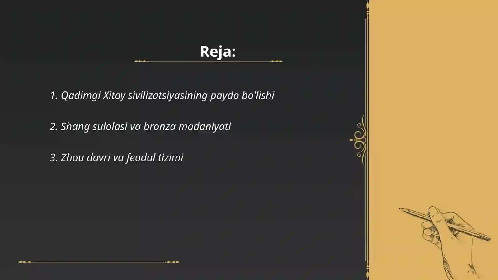Qadimgi Xitoy sivilizatsiyasi 2