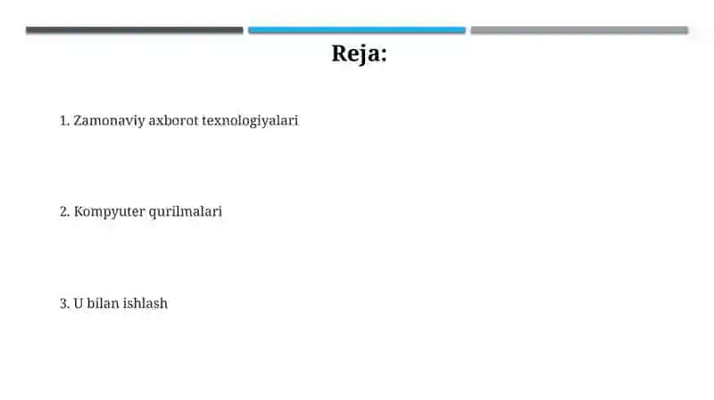Zamonaviy axborot texnologiyalari 2