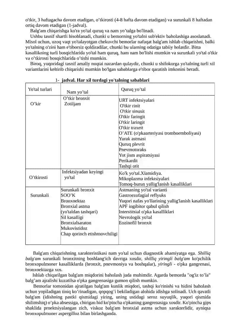NAFAS OLISH A’ZOLARI KASALLIKLARINI 2