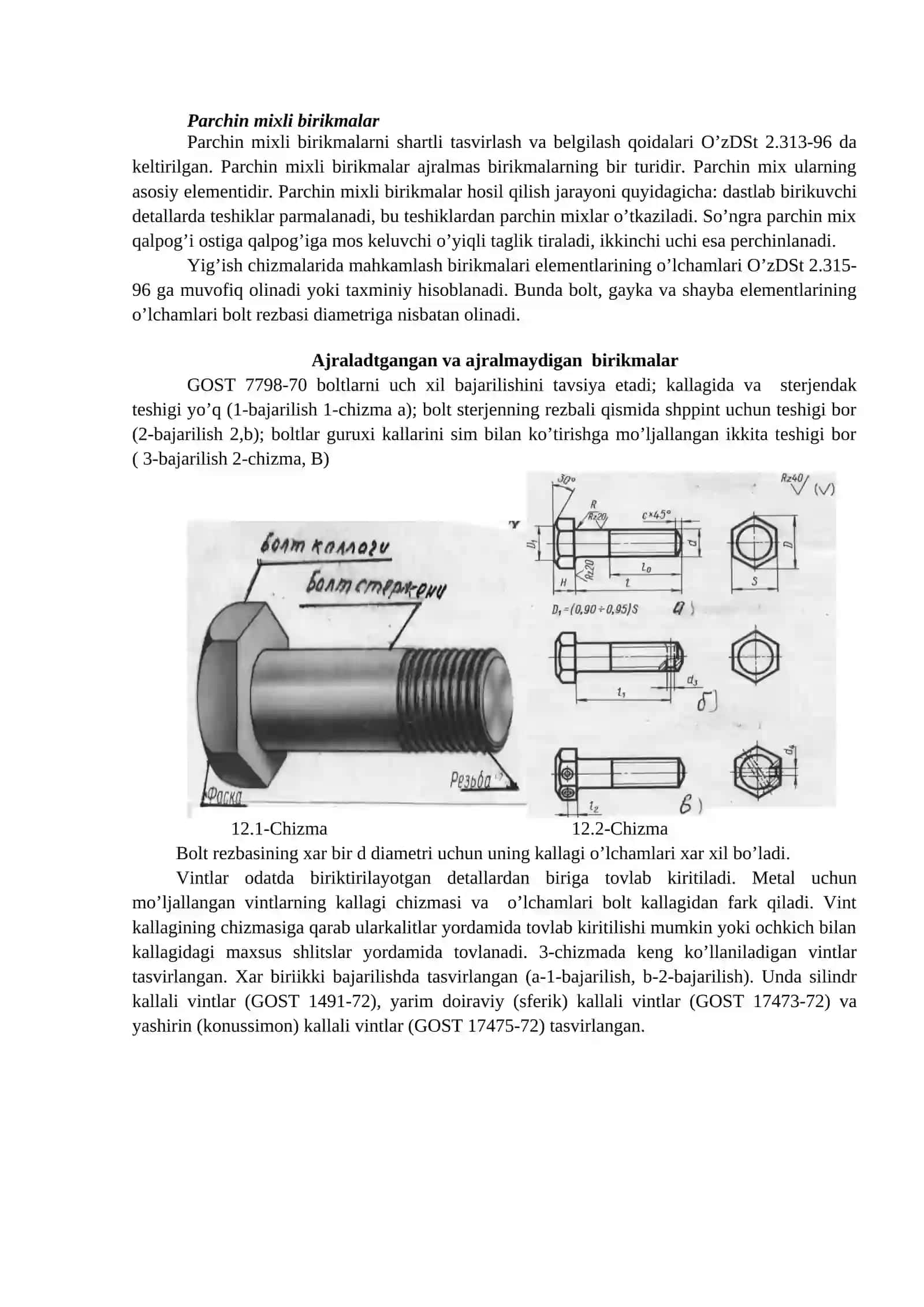 Detallarning birikmalari 2