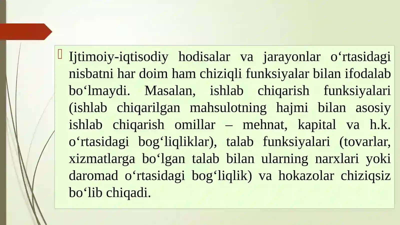 CHIZIQSIZ REGRESSIYA 2