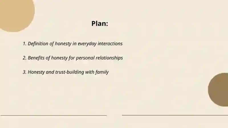 The importance of honesty in daily life 2