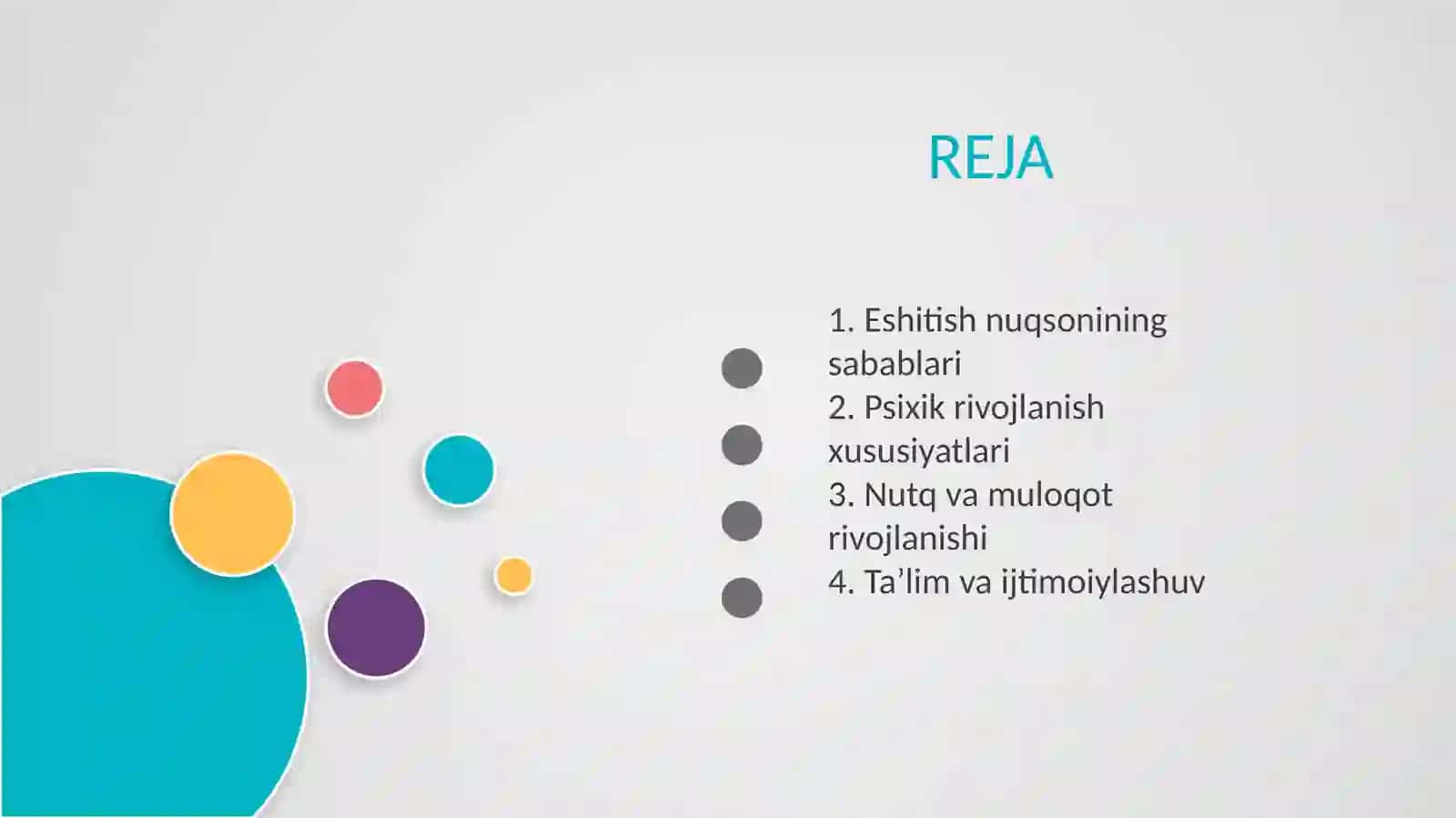 Kar va zaif eshituvchi bolalarning rivojlanish xususiyatlari 2