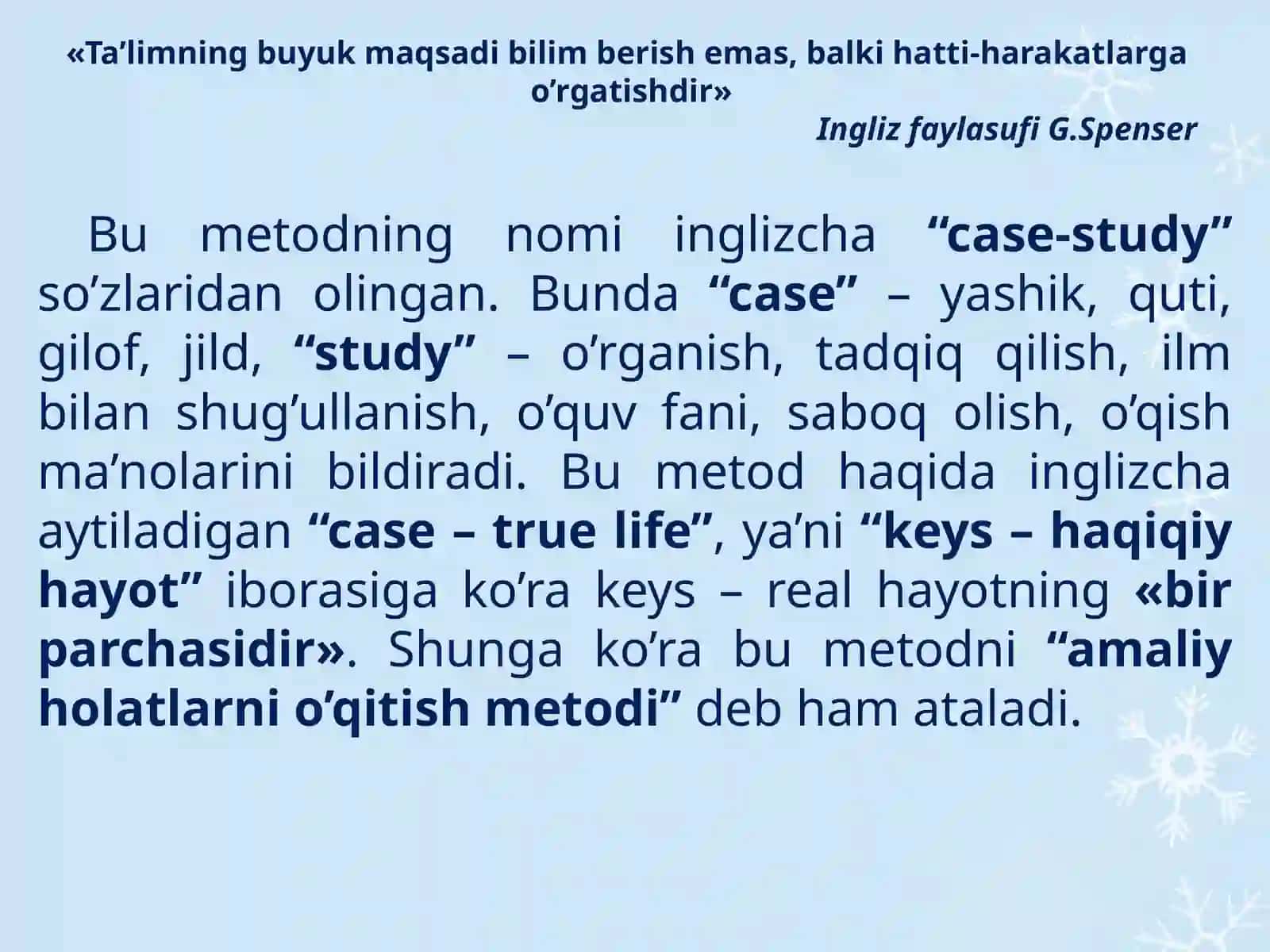 TEXNOLOGIY FANI DARSLARIDA INTERFAOL USULLARNI QO`LLASH 2