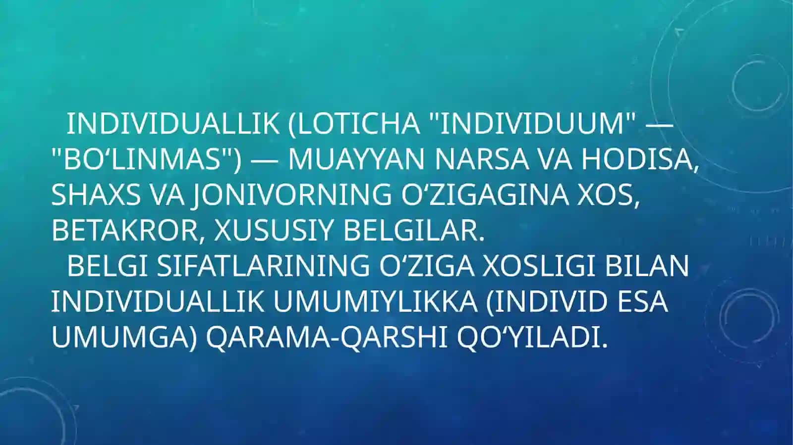 Individuallik 2