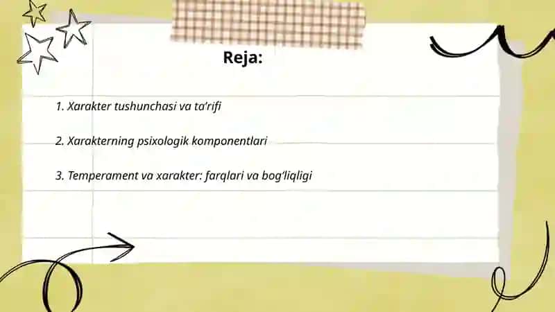 Xarakter haqida tushuncha 2