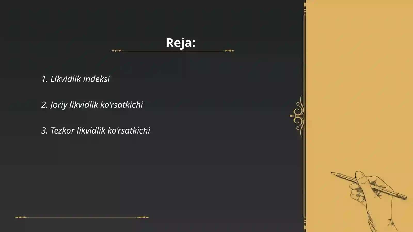 BALANS LIKVIDLILIGI TAXLILI 2