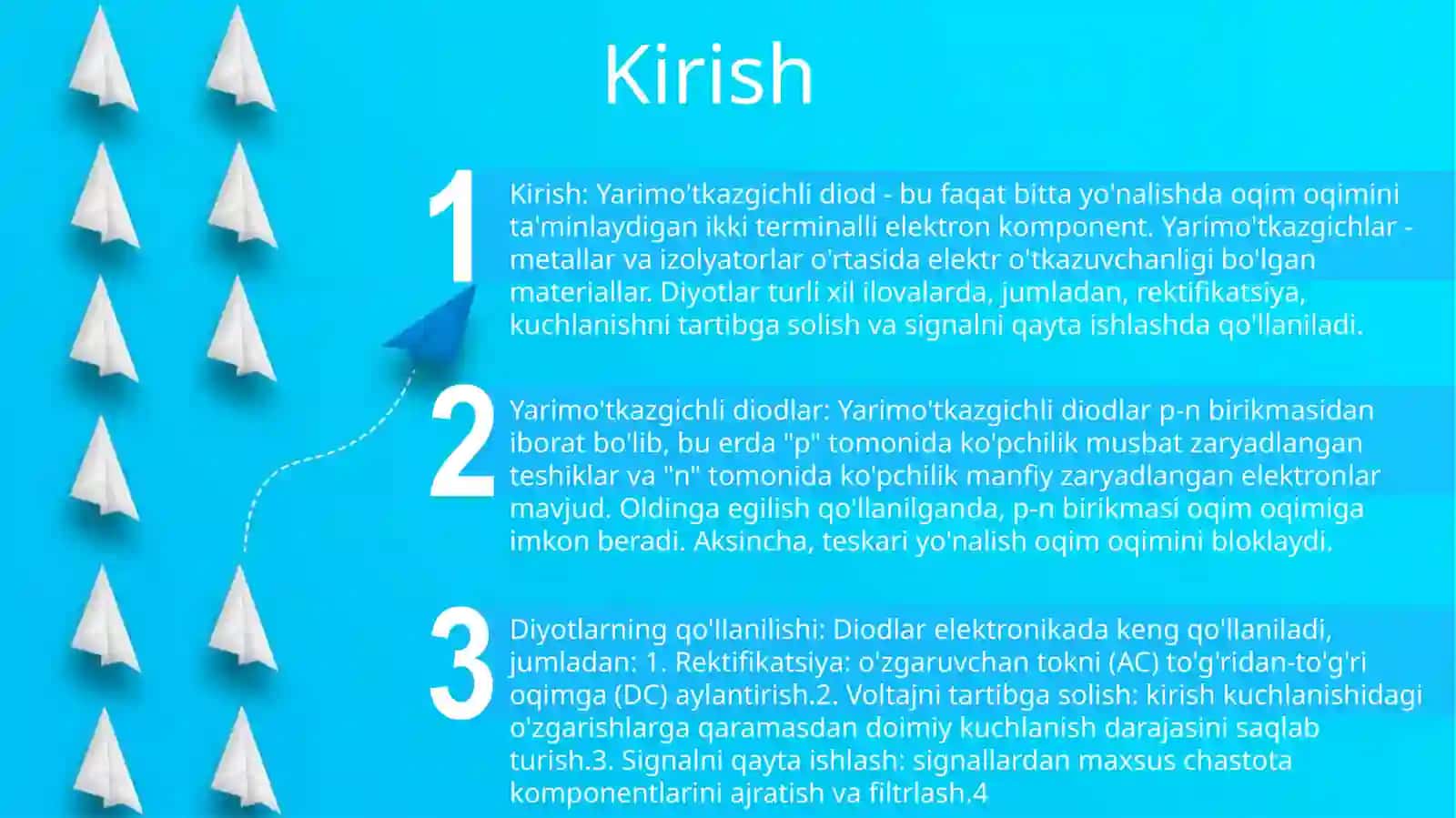 Yarim OʻTkazgichli Diod 2