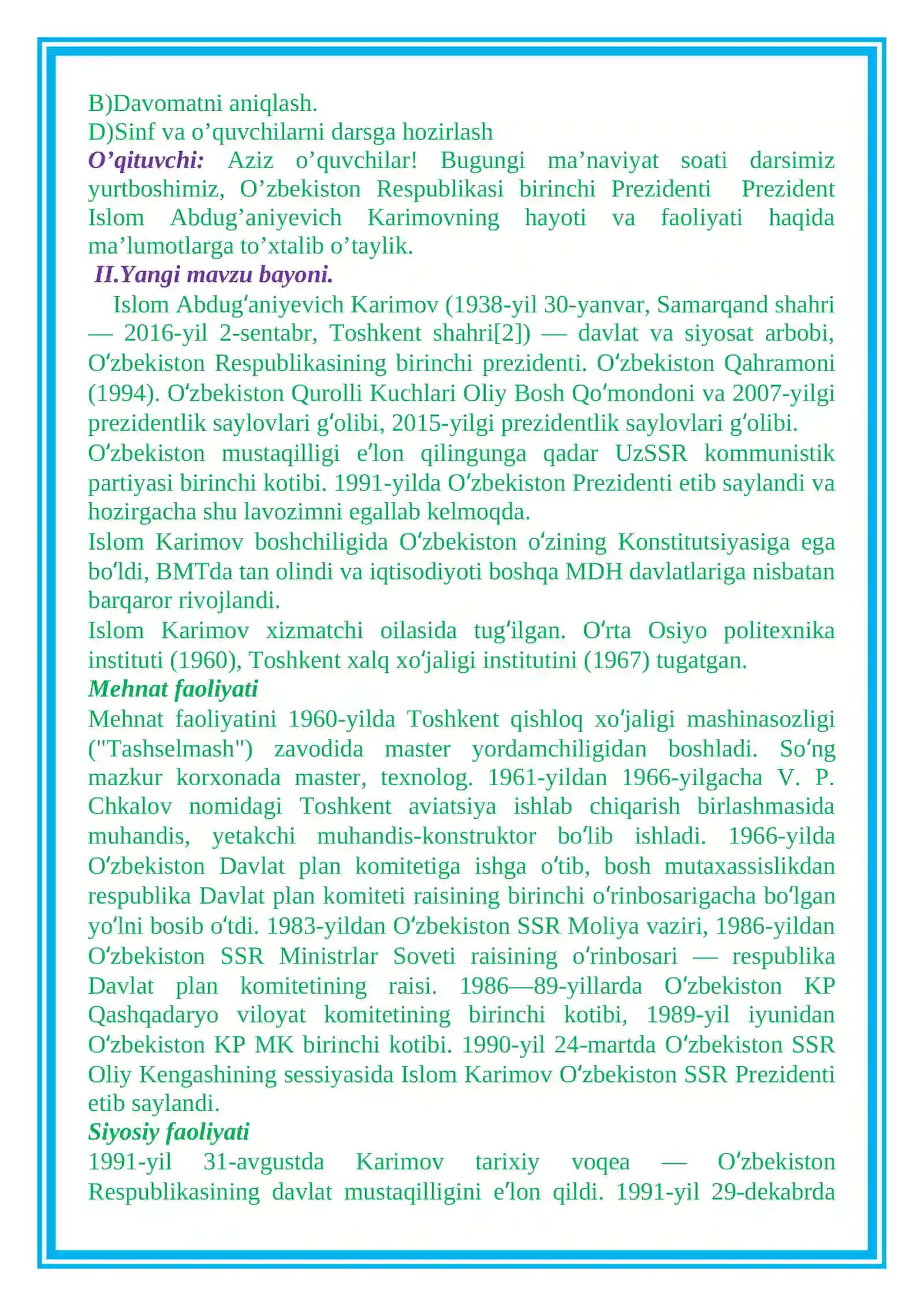 Xotira muqaddas – qadr abadiy! 2