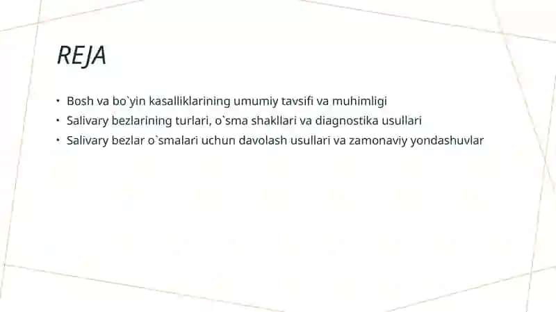 Bosh va bo`yin kasalliklari 2