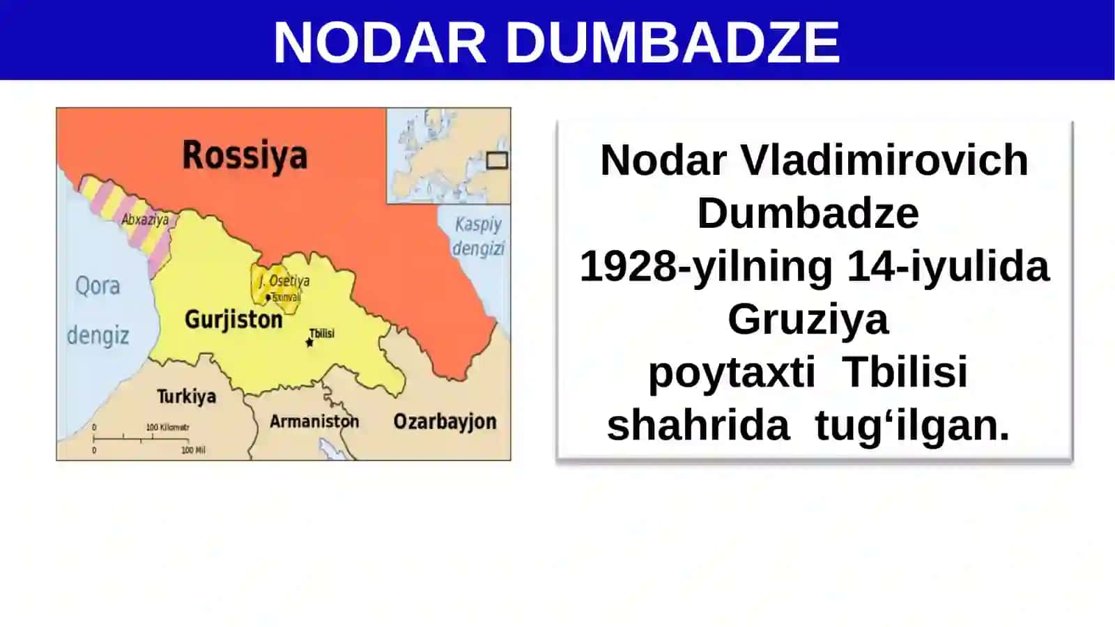 NODAR DUMBADZENING HAYOTI VA IJODI. “HELLADOS” ASARI 2