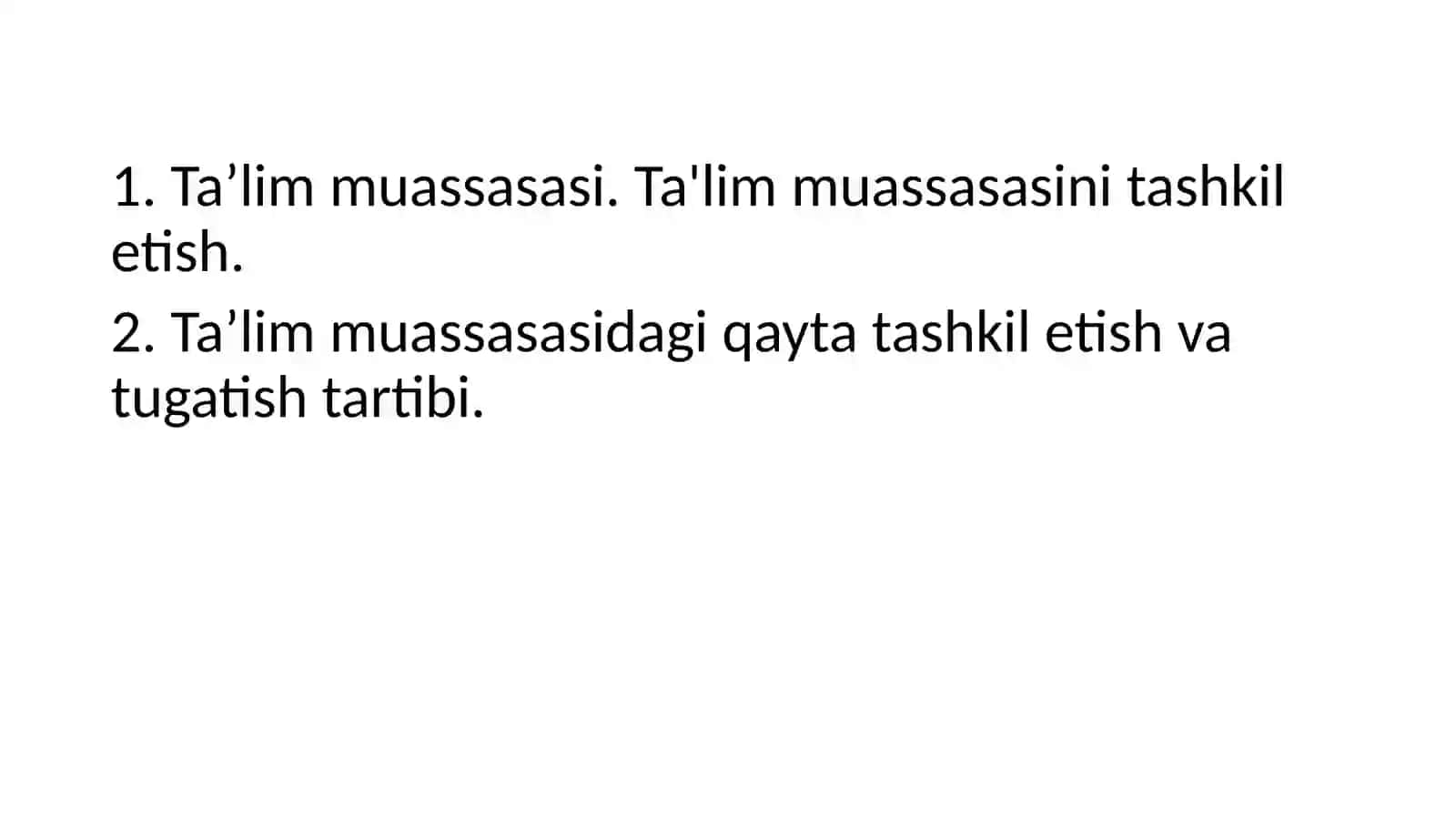 Ijtimoiy iqtisodiyotda ta’lim tizimi 2