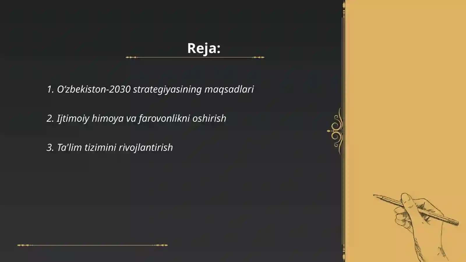 Oʻzbekiston-2030 strategiyasi 2