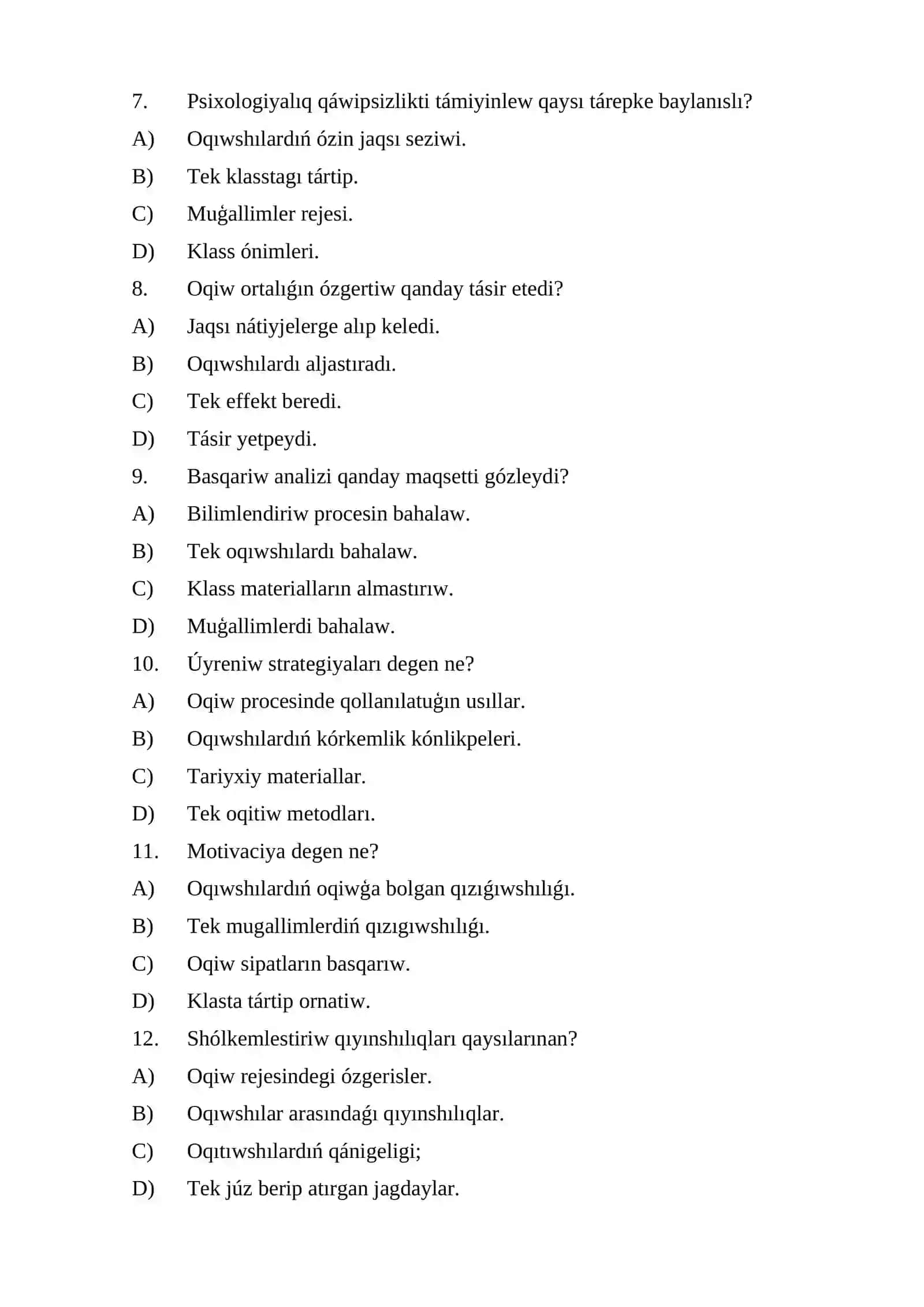 Psixologiyalıq qollap-quwatlaw 2