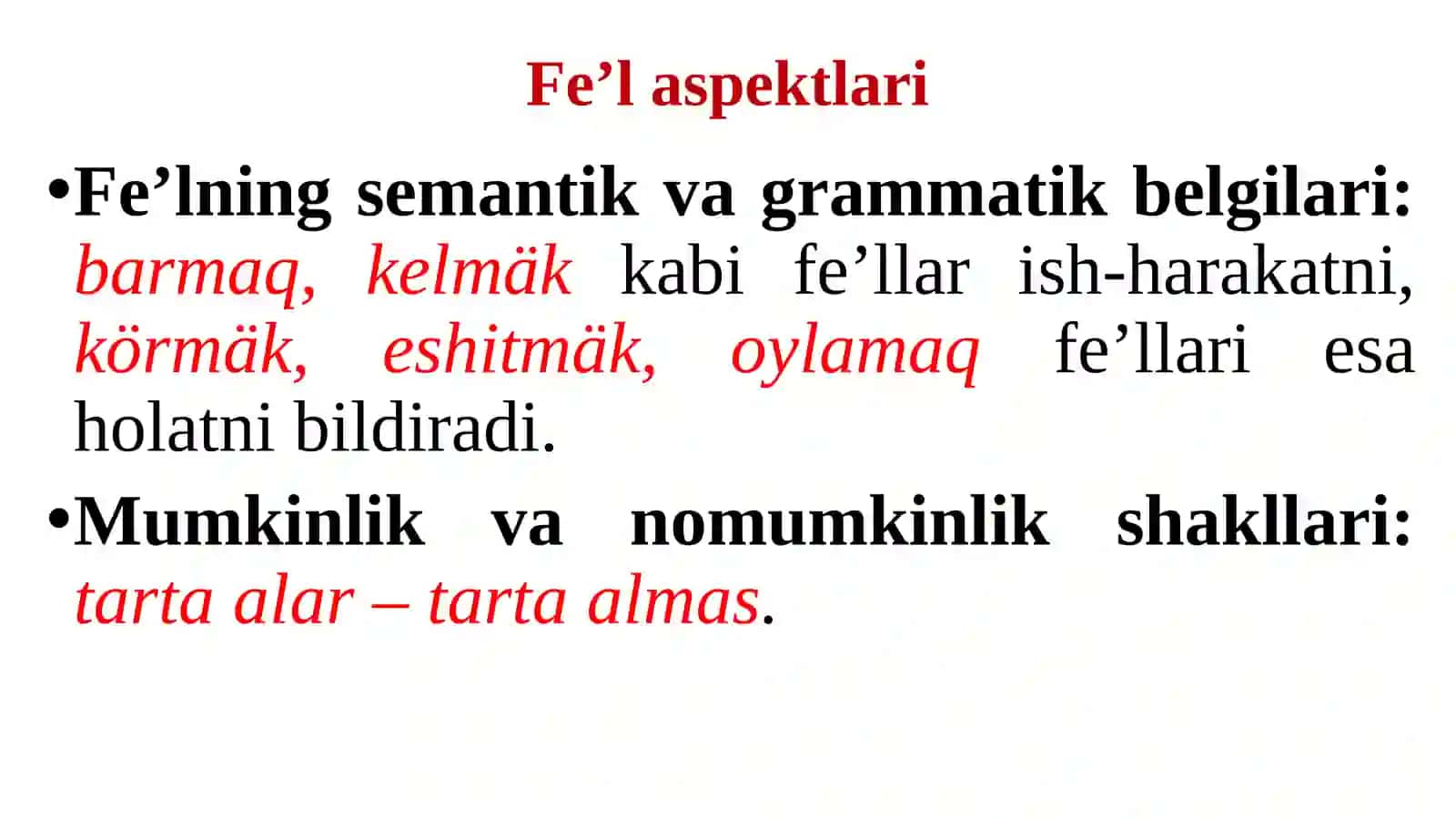 FE’L SO’Z TURKUMI 2