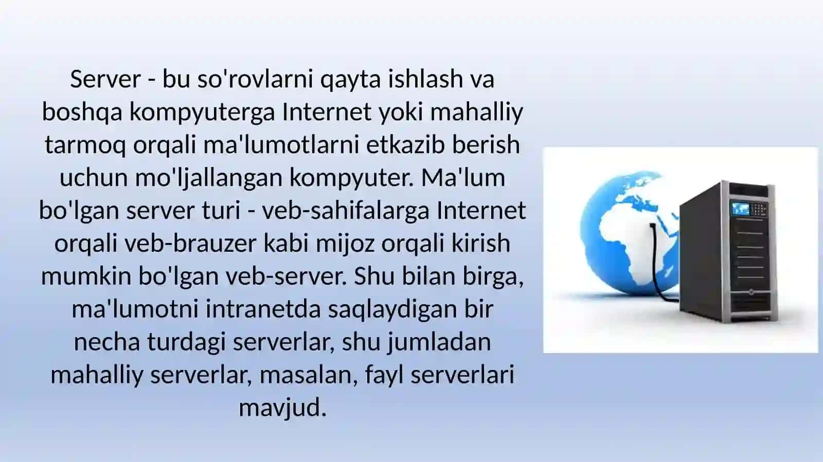 Server foydalanuvchilarining huquqlari haqida ma'lumot berish va tushintirish 2