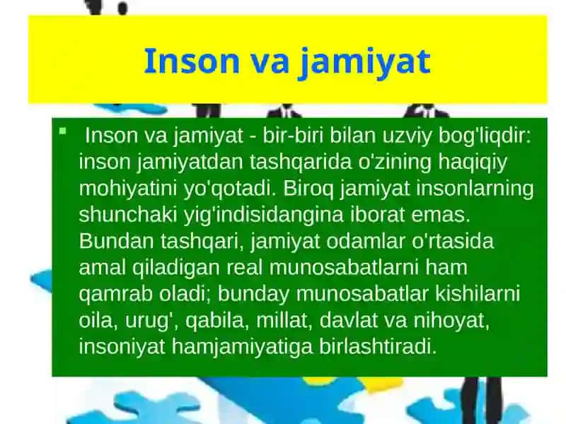 Inson va jamiyat 2