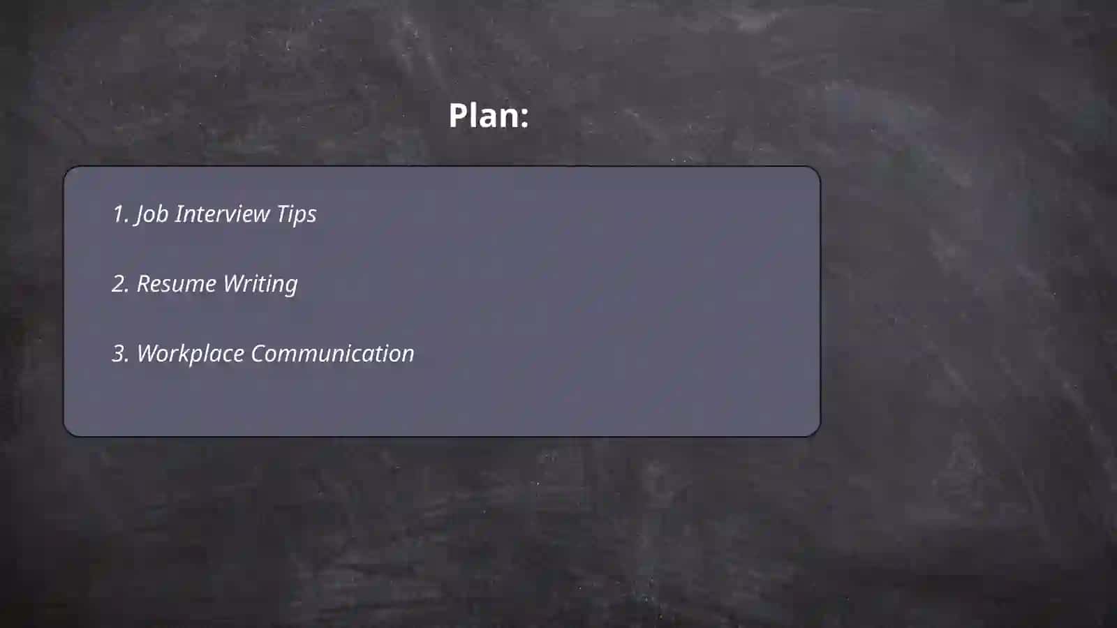 Talking about jobs and work 2