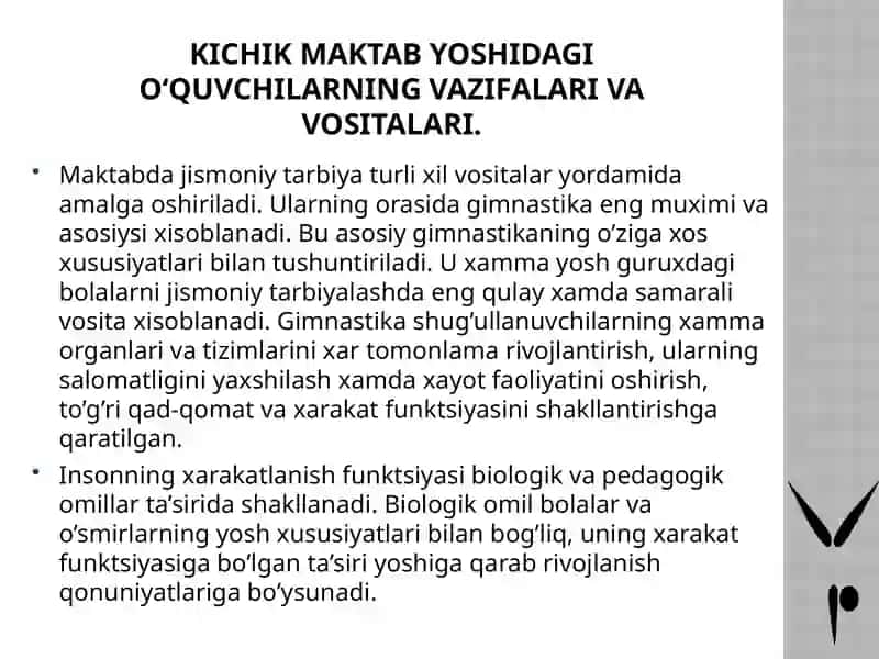 Jismоniy tarbiya mashg‘ulotlari 2