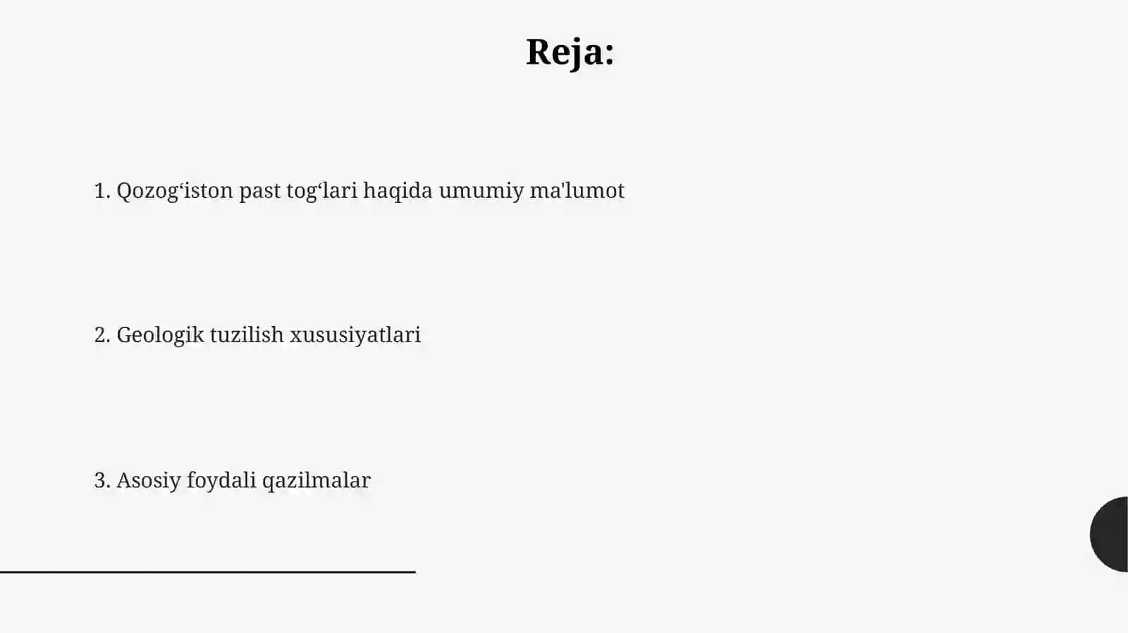 Qozog‘iston past tog‘lari haqida umumiy ma'lumot 2
