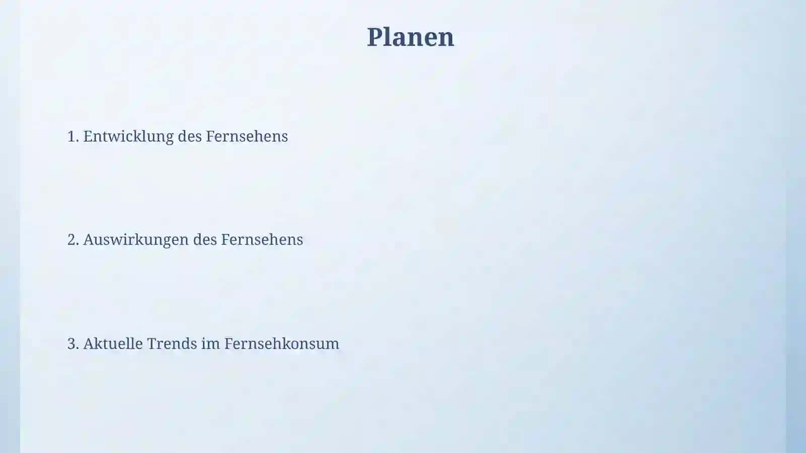 Fernsohkonsum 2