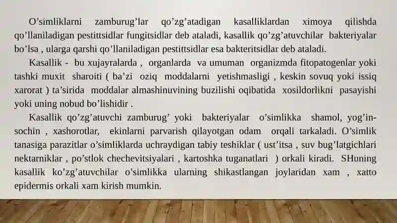 Fungitsidlar bilan tanishuv 2
