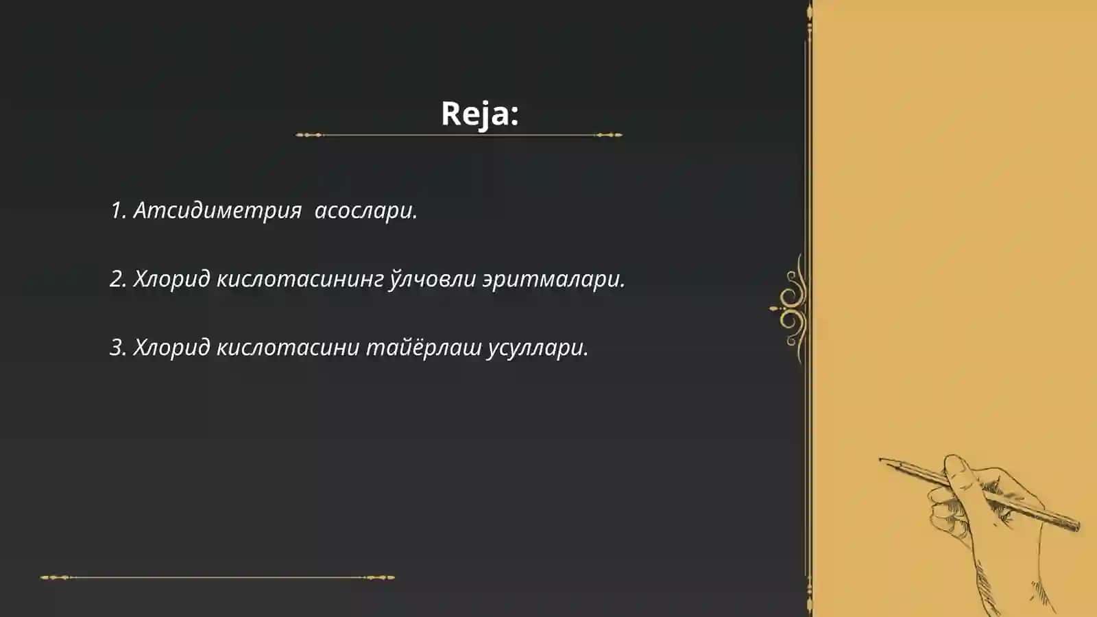 Atsidimetriya asoslari 2
