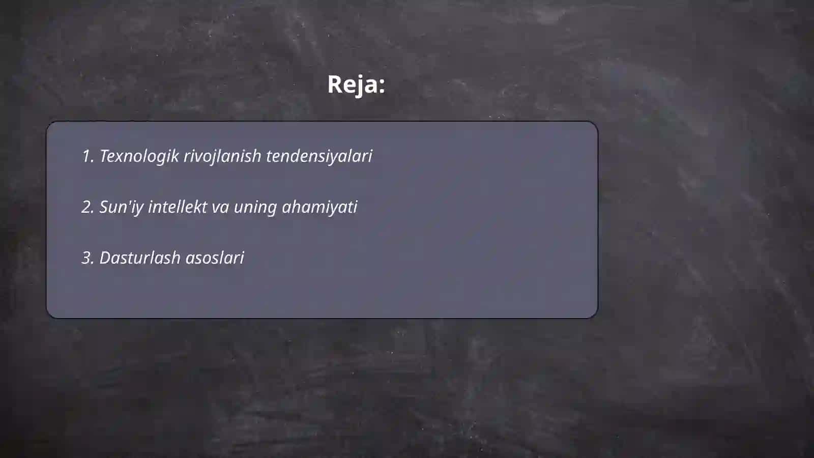Texnalogiyalar Abdumutalibov Aslddin 2