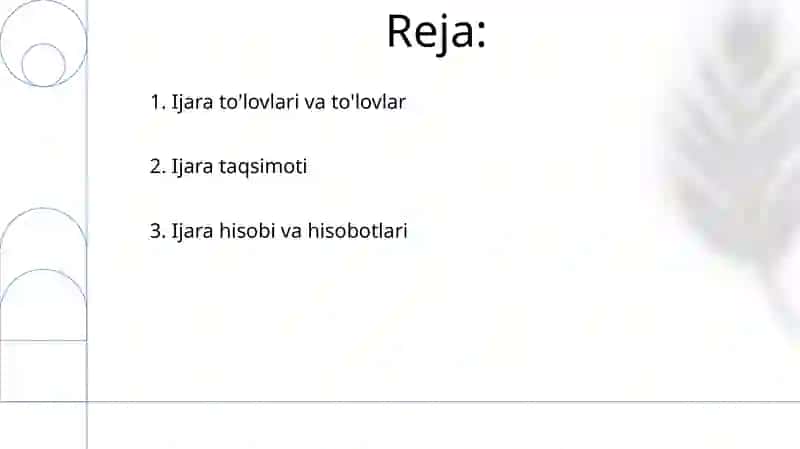 Ijara hisobi 2