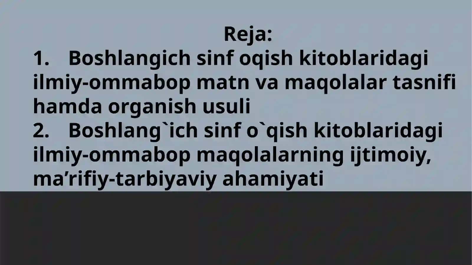 Ilmiy-ommabop uslubdagi matnlarni yaratishga o’rgatish 2