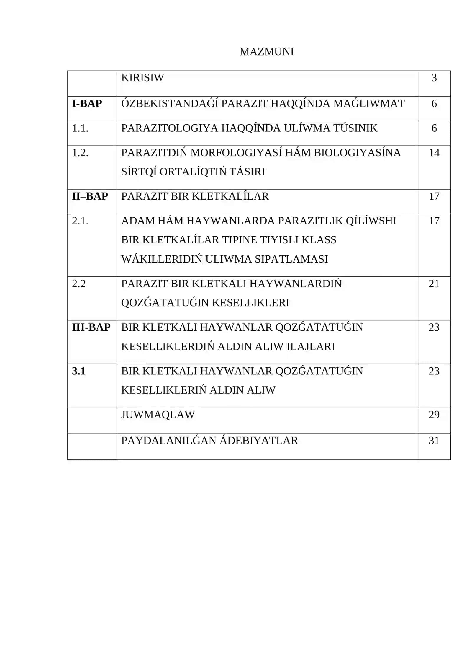 Kesellik qozǵatıwshı bir kletkalılar 2