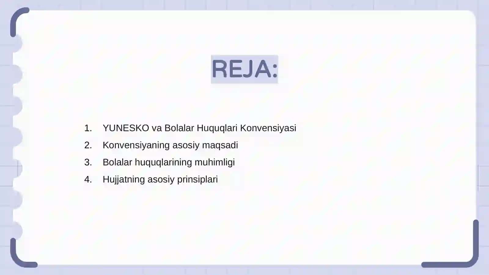 YUNESKO va Bolalar Huquqlari Konvensiyasi 2
