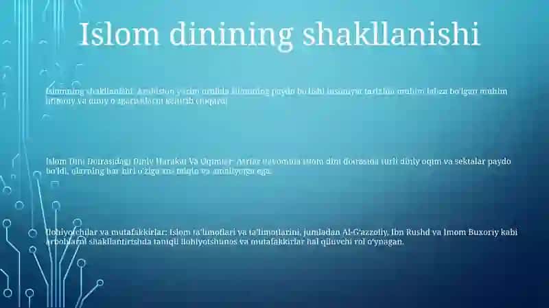 Islom Dini Doirasidagi Diniy Harakat Va Oqimlar 2