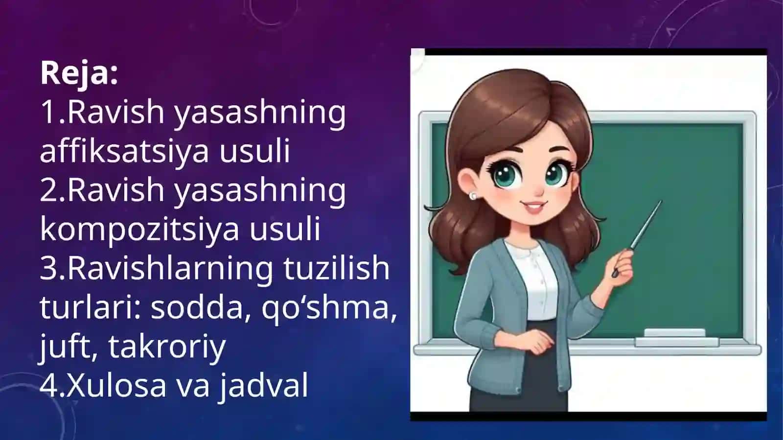 Ravishlarning yasalishi va tuzilishi jihatidan turlari 2