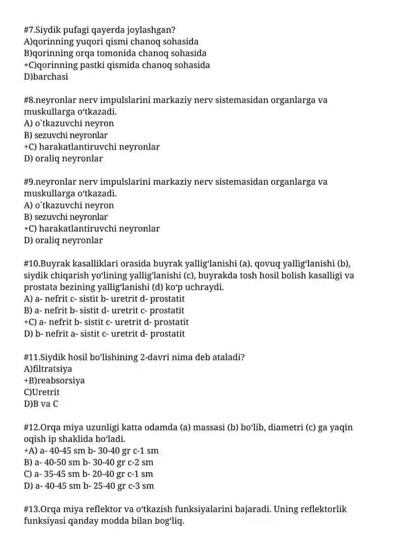 Amaliy ishlar/Biologiya 2