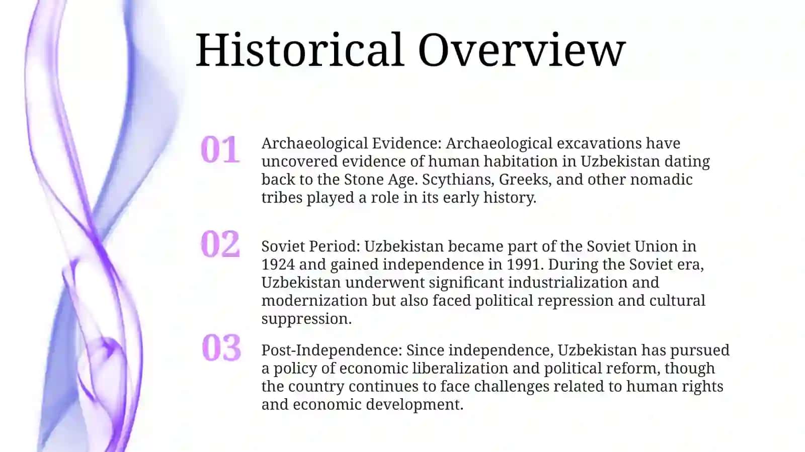 Key Historical Periods in Uzbekistan 2