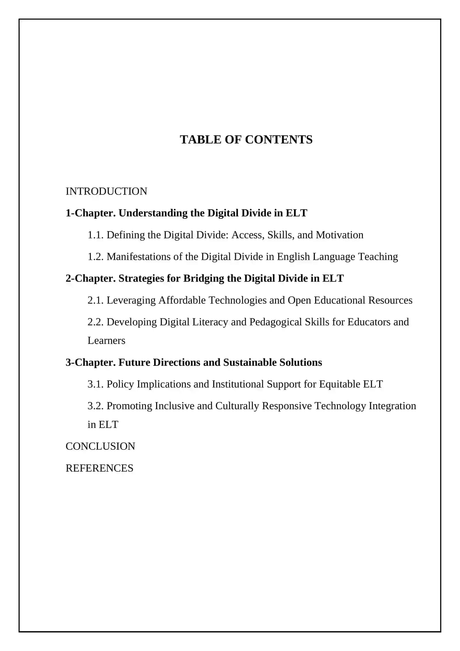 Adressing the digital divide in technology-enhanced ELT 2