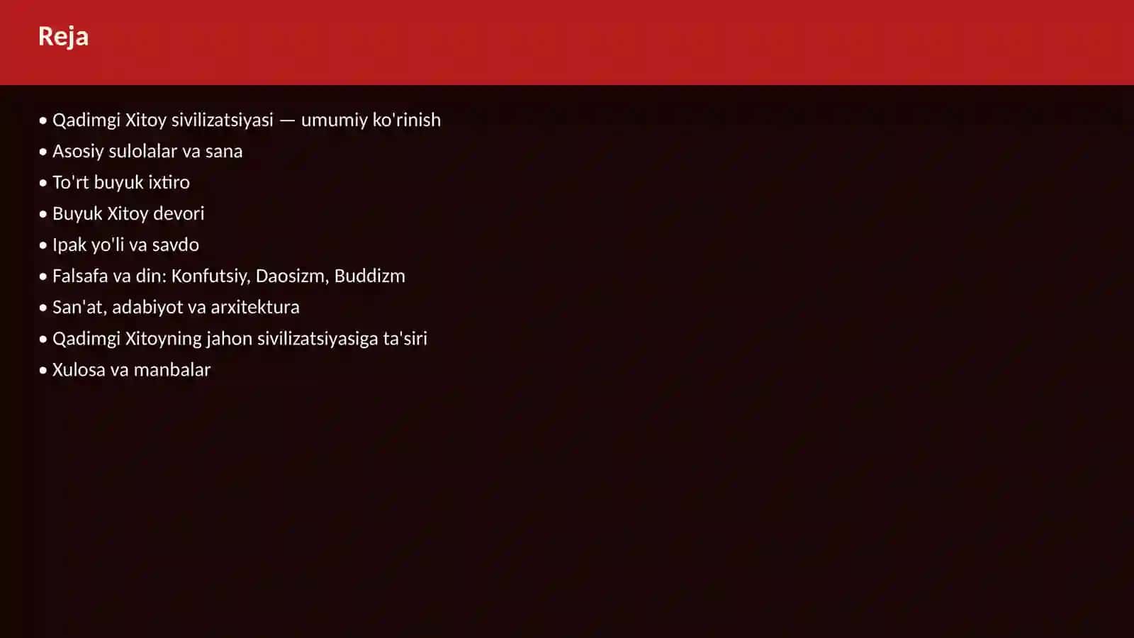 Qadimgi Xitoy Sivilizatsiyasi 2