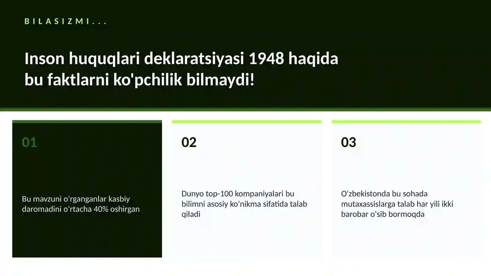 Inson huquqlari deklaratsiyasi 1948 2