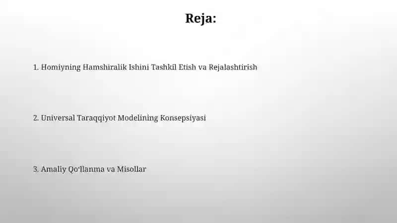 Universal Taraqqiyot Modeli 2